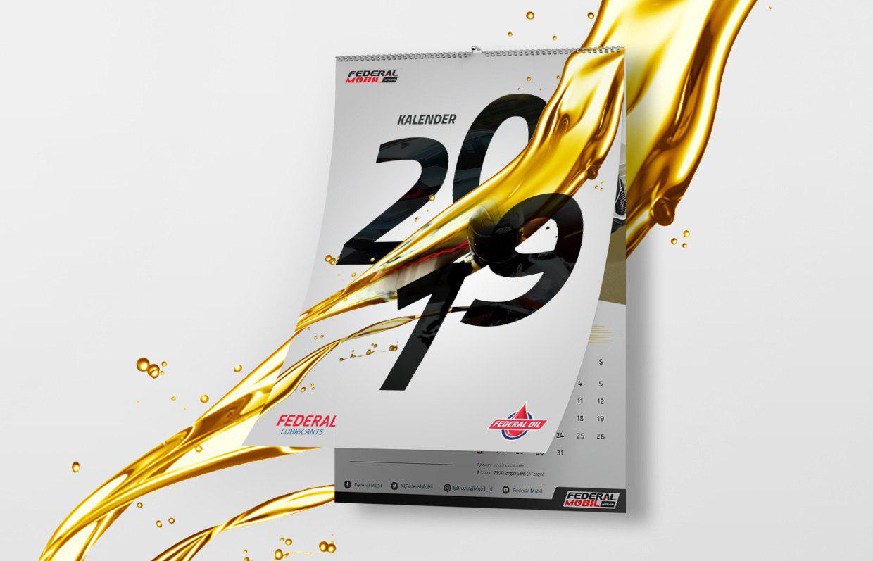 Federal oil calendar design project