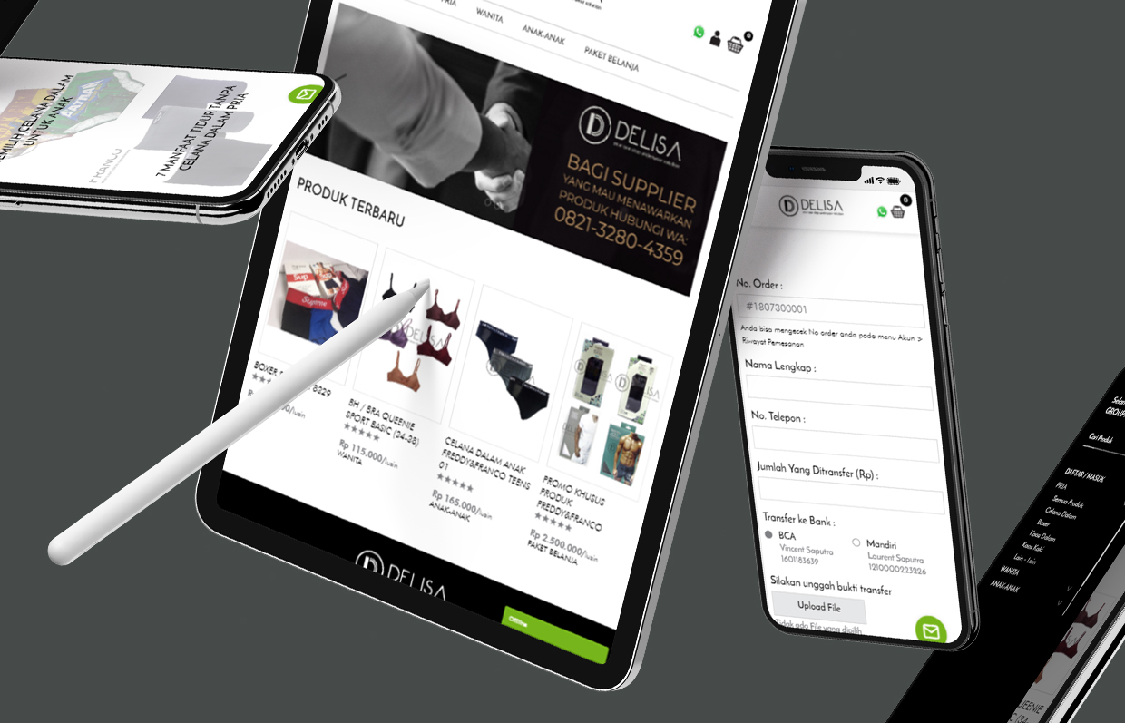 Delisa Group_web2 website design